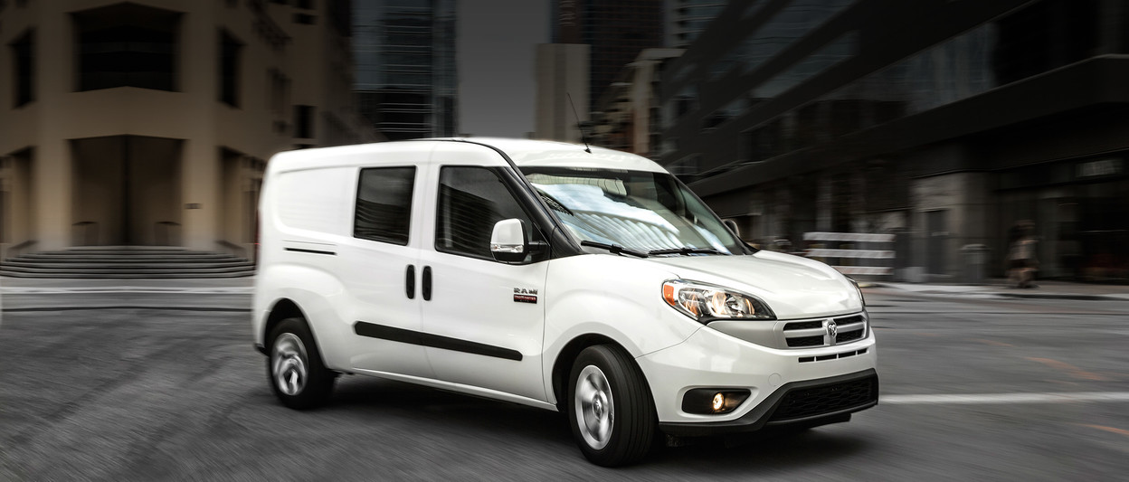 2018 RAM ProMaster City van shown in white