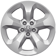 16-inch aluminum