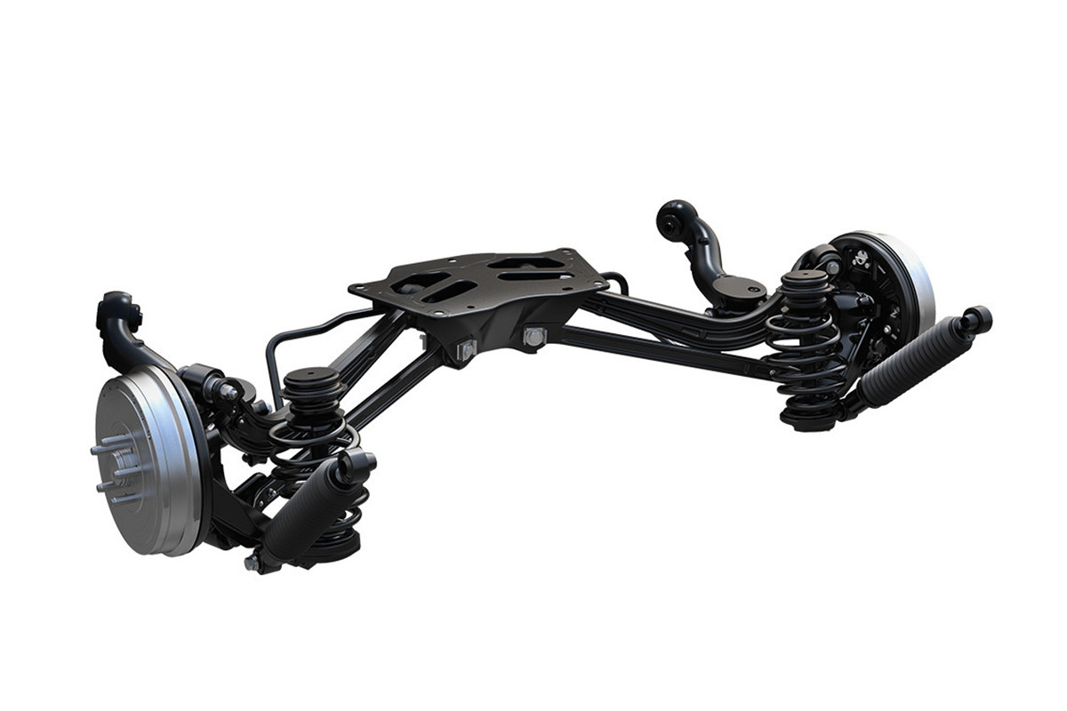 2019 Ram ProMaster City view of Bi-Link Rear Suspension feature