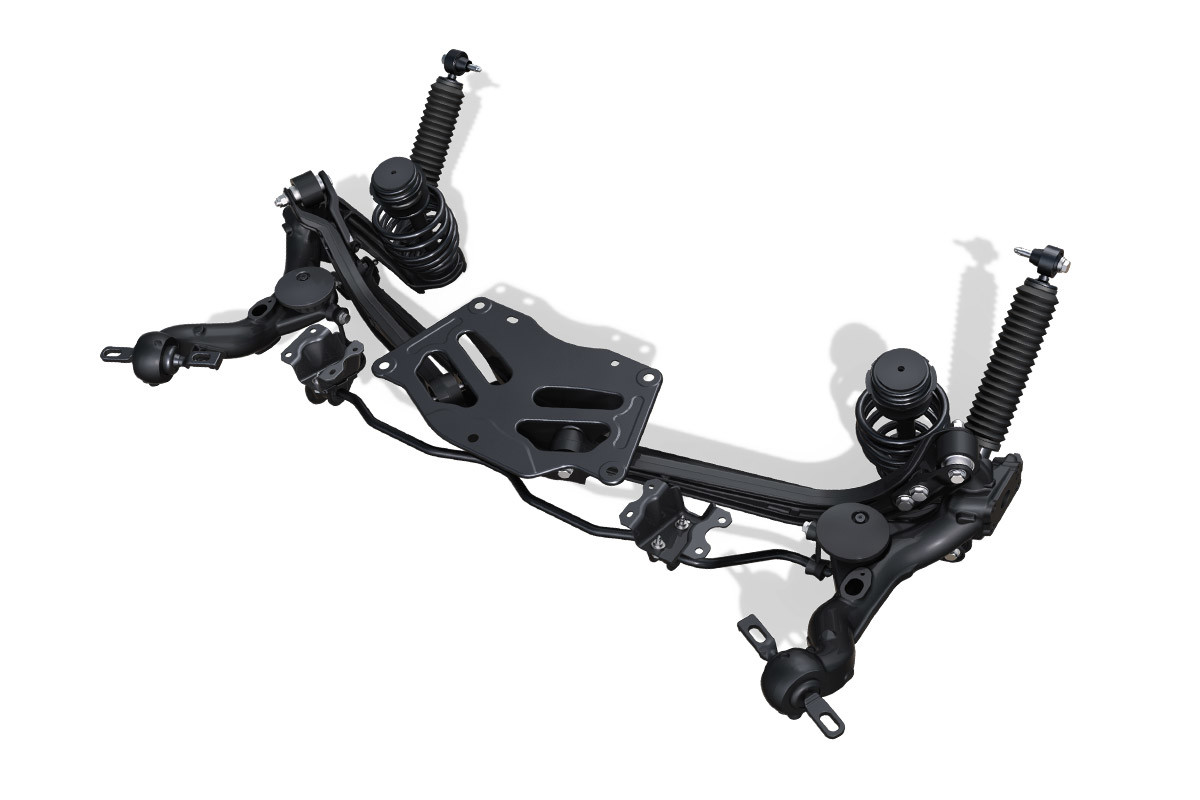 Overview of Bi-Link rear suspension of 2020 Ram ProMaster City