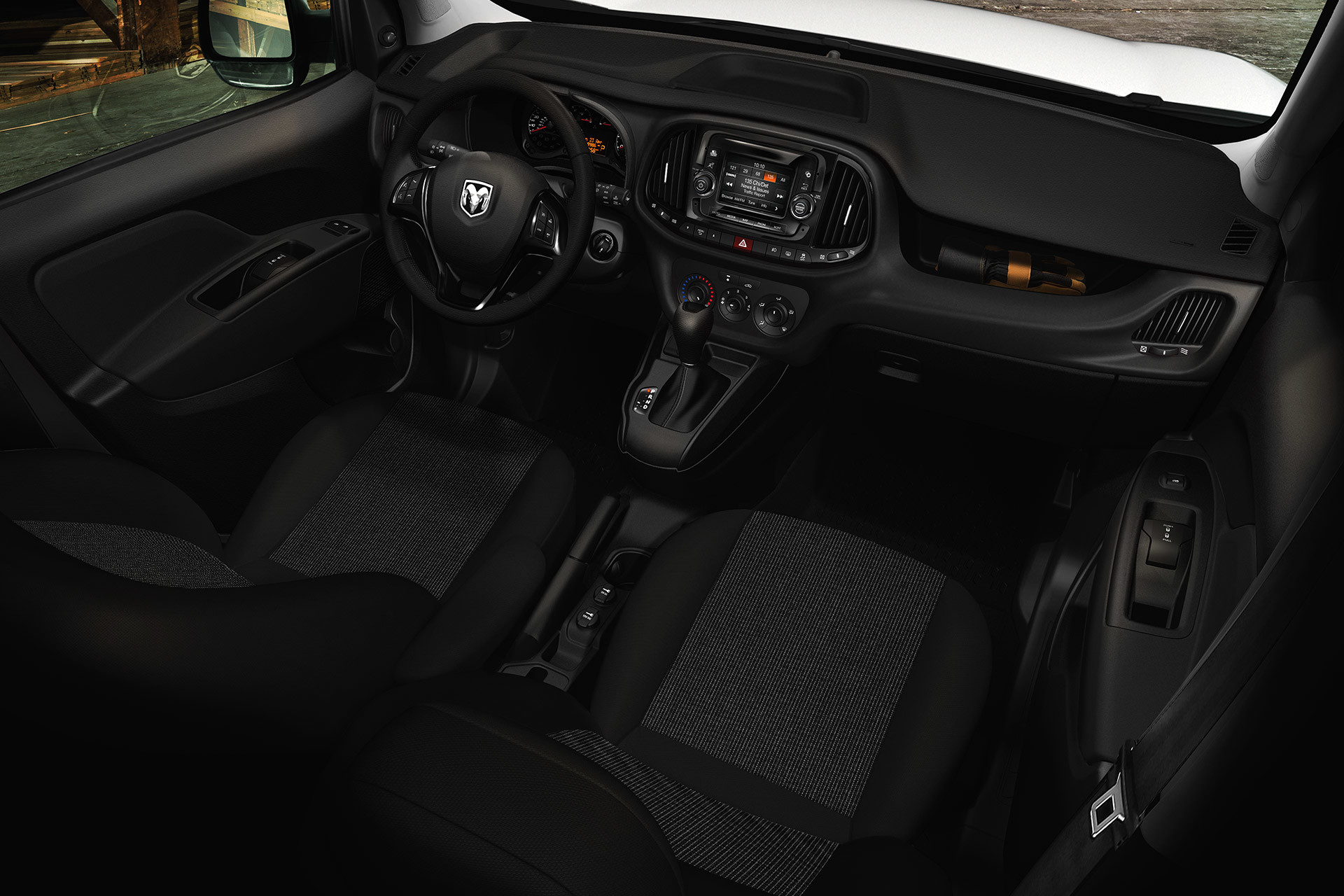 Aperçu du cockpit du Ram ProMaster City 2020