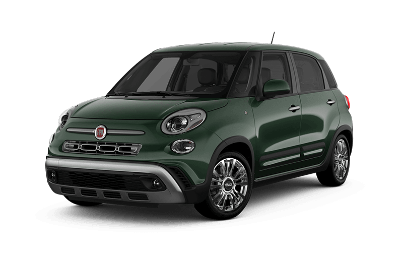 FIATMD 500L 2020 Trekking - Verde Bosco Perla (couche nacrée vert forêt)