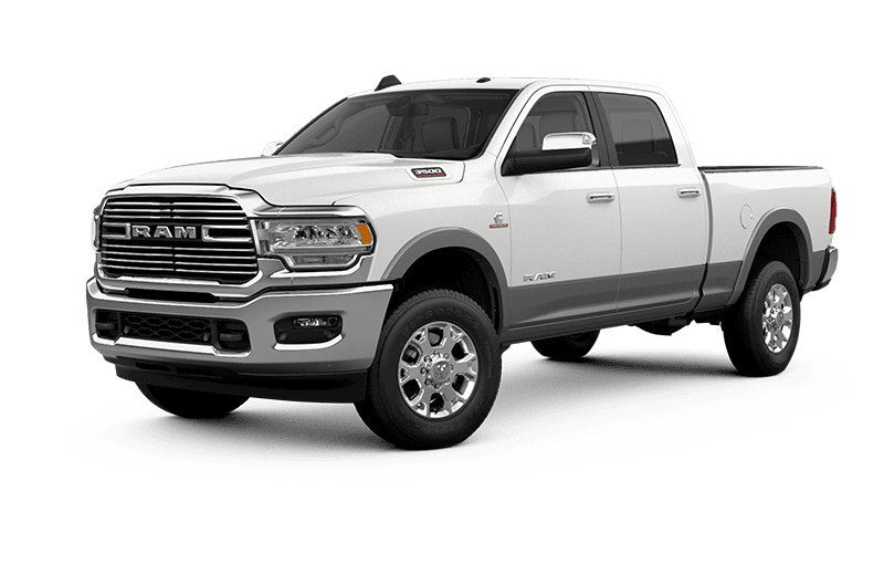 Ram 3500 2020 Laramie - Couche blanc perlé