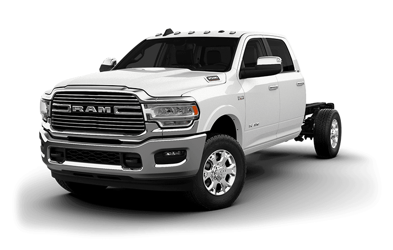 2020 Ram Chassis Cab 3500 Laramie (9,900 lb GVW) - Pearl White