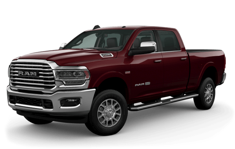 Ram 2500 2020 Laramie Longhorn - Couche nacrée rouge