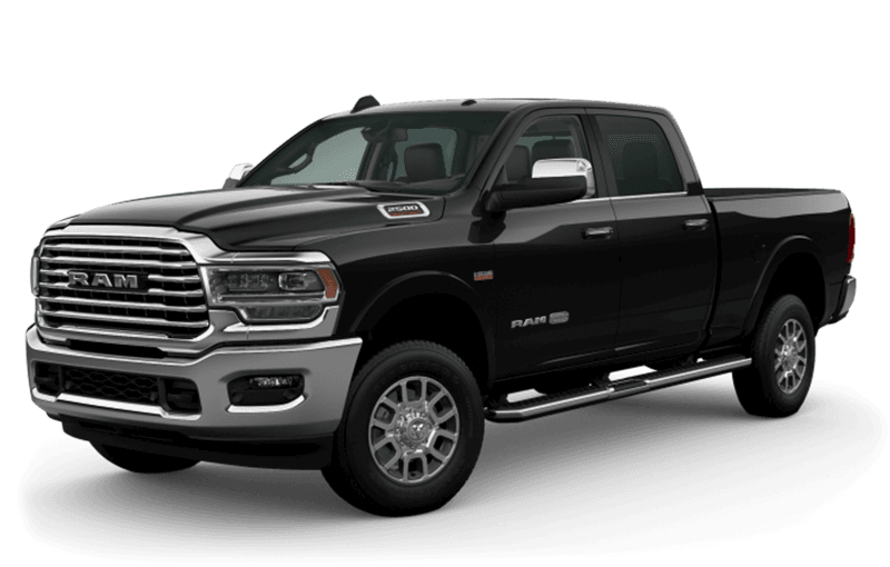 Ram 2500 2020 Laramie Longhorn - Couche nacrée cristal noir étincelant