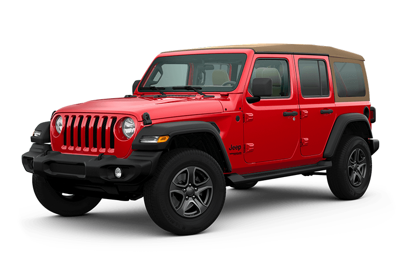 Jeep® Wrangler 2020 Unlimited édition noir & havane - Rouge pétard