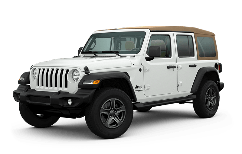 Jeep® Wrangler 2020 Unlimited édition noir & havane - Blanc éclatant