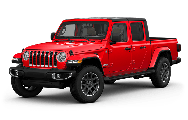 All-New 2020 Jeep® Gladiator Overland - Firecracker Red