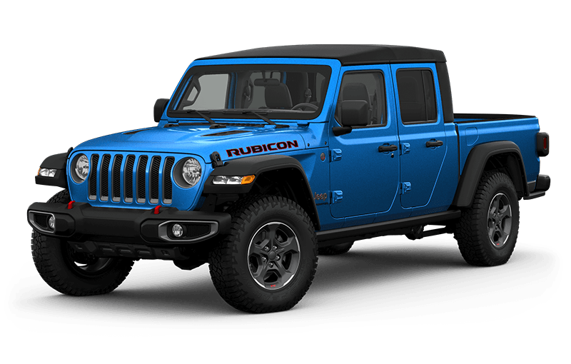 All-New 2020 Jeep® Gladiator Rubicon - Hydro Blue (Late availability)