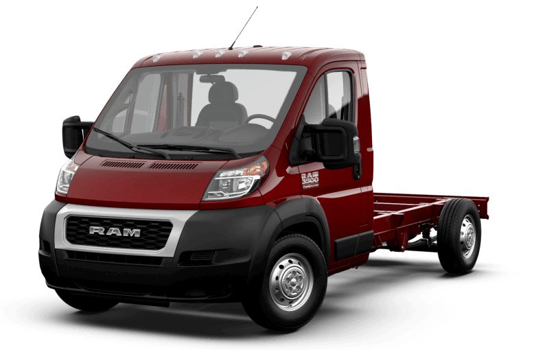 2021 Ram ProMaster 3500 Cutaway - Deep Cherry Red Crystal Pearl