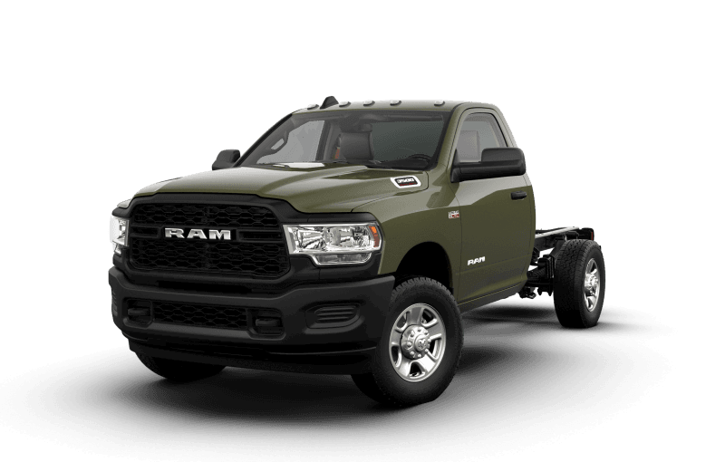 2022 Ram Chassis Cab 3500 Tradesman (9,900 lb GVW) - OLIVE GREEN PEARL