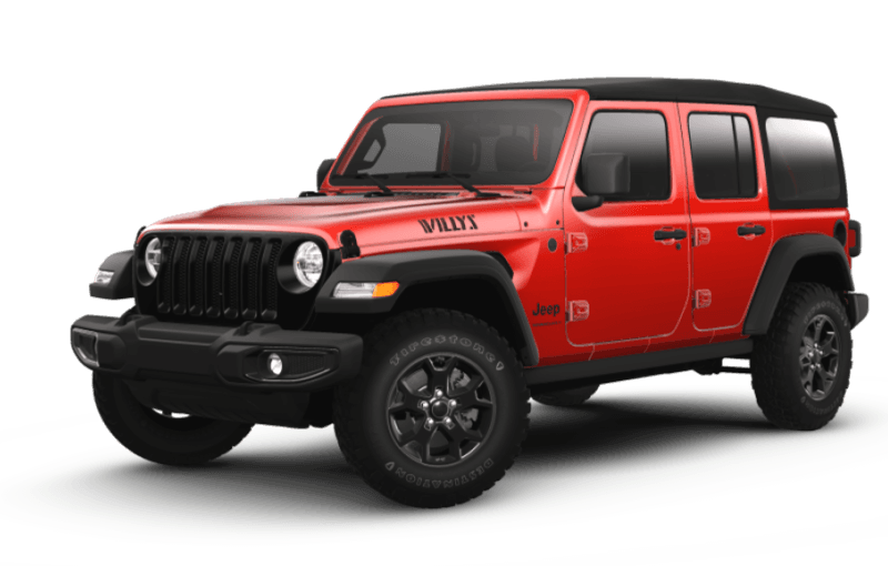 2023 Jeep® Wrangler 4-Door Willys - Firecracker Red