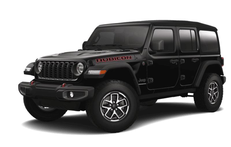 Jeep® Wrangler 2024 Rubicon 4 portes - Noir
