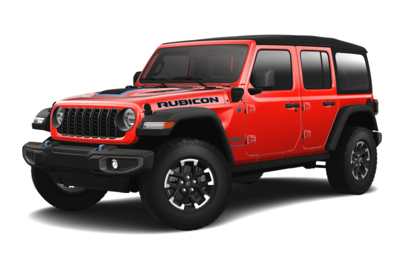 Jeep® Wrangler 4xe VHR 2024 Rubicon 4 portes - ROUGE PÉTARD
