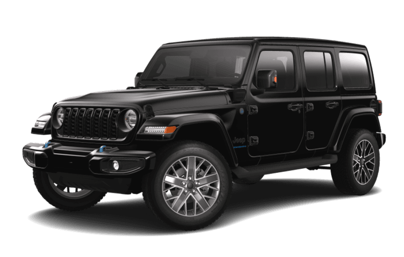 2024 Jeep® Wrangler 4xe PHEV
 4-Door High Altitude - BLACK