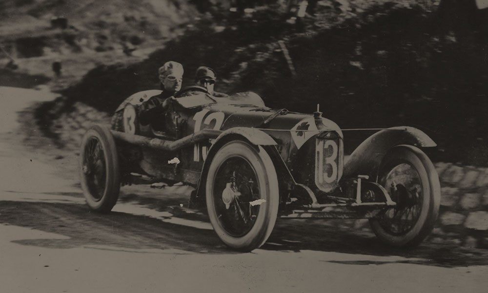 Ugo Sivocci au volant d’une Alfa Romeo RLTF 1923