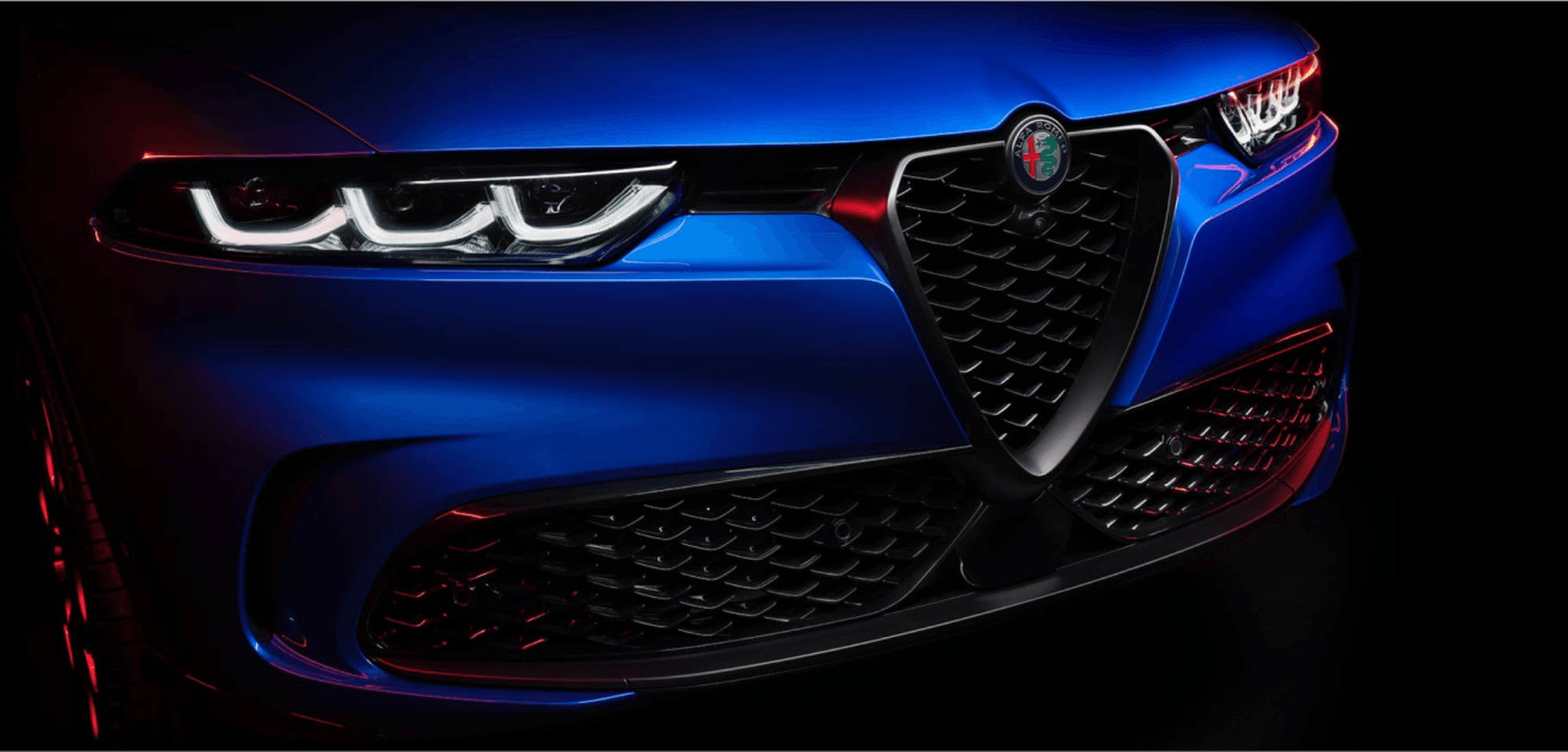 Alfa Romeo Giulia Front V Shield Emblem Grill Frame