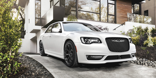 White 2020 Chrysler 300 parked on the driveway