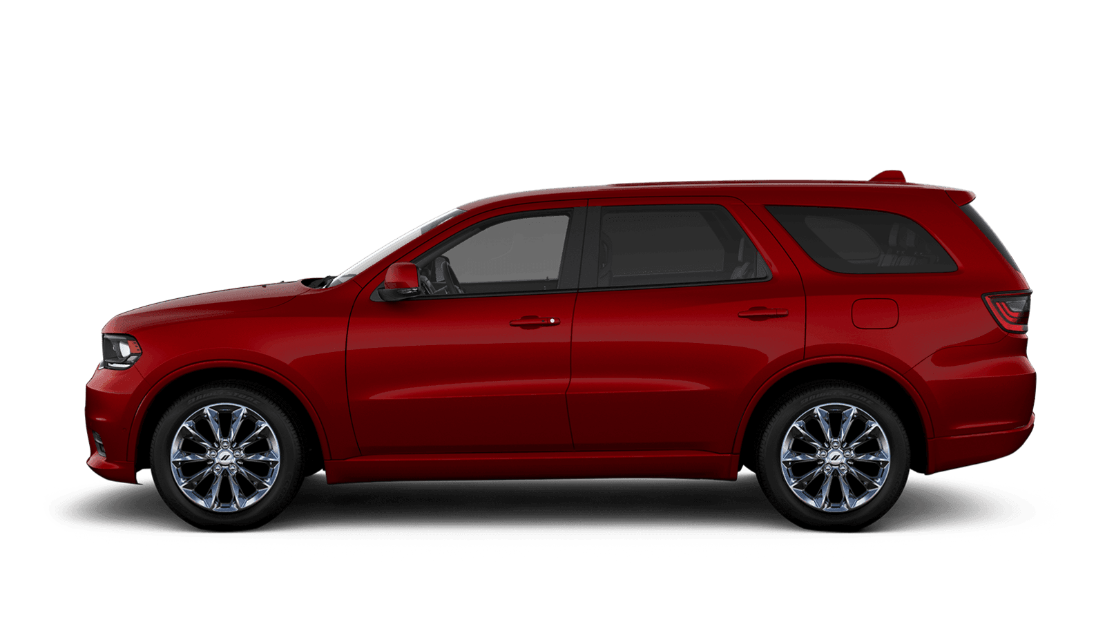 2021 Dodge Durango sideview with 20-inch Platinum Chrome aluminum wheels