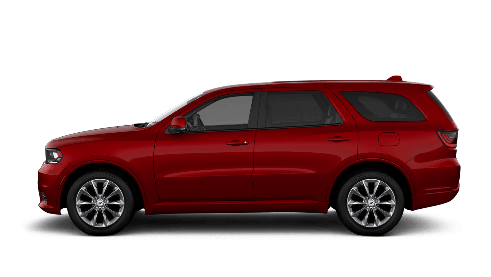2021 Dodge Durango sideview with 20-inch Satin Carbon aluminum wheels