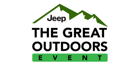 Jeep The Great Outdoors Event logo.