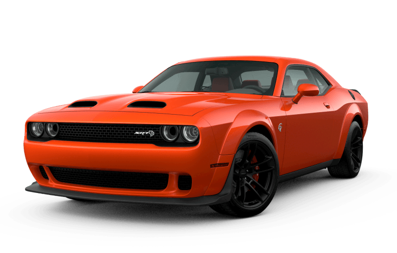 Dodge Challenger Hellcat оранжевый