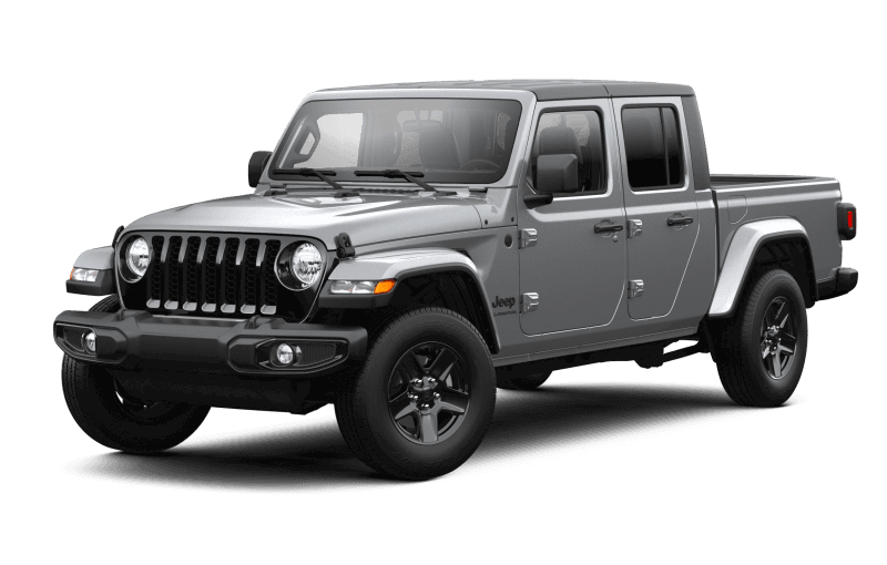 Jeep® Gladiator 2021 Black Appearance Package - Gris acier argenté métallisé