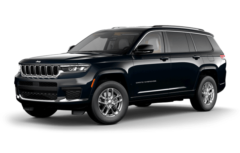 All-New 2021 Jeep® Grand Cherokee L Laredo - Diamond Black Crystal Pearl