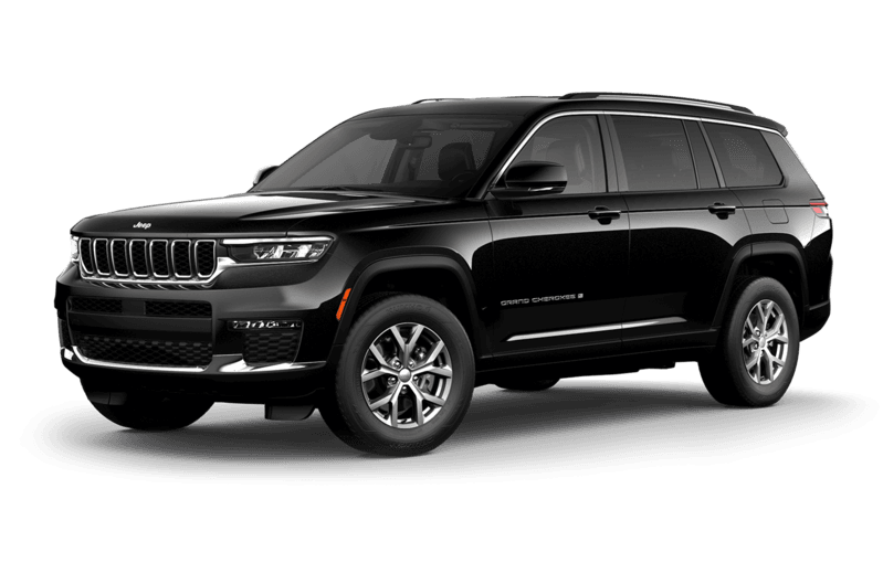 All-New 2021 Jeep® Grand Cherokee L Limited - Diamond Black Crystal Pearl