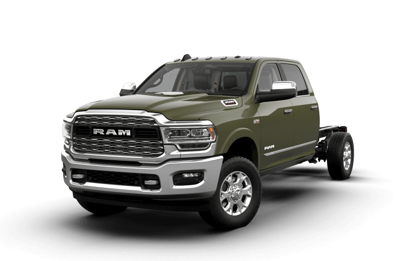 2022 Ram Chassis Cab 3500 Limited (9,900 lb GVWR) - OLIVE GREEN PEARL