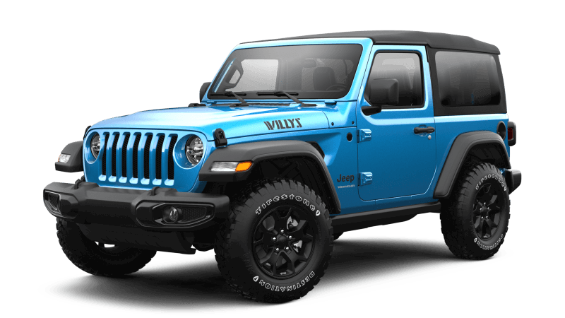 Jeep® Wrangler 2022 Willys - Couche Nacrée Bleu Hydro