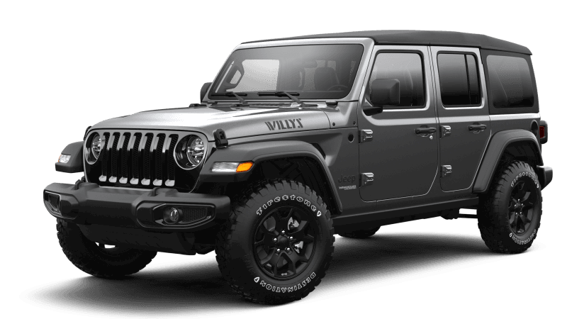 Jeep® Wrangler 2022 Unlimited Willys - Cristal granit métallisé