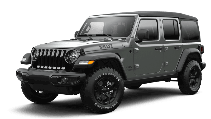 Jeep® Wrangler 2022 Unlimited Willys - Gris pastenague