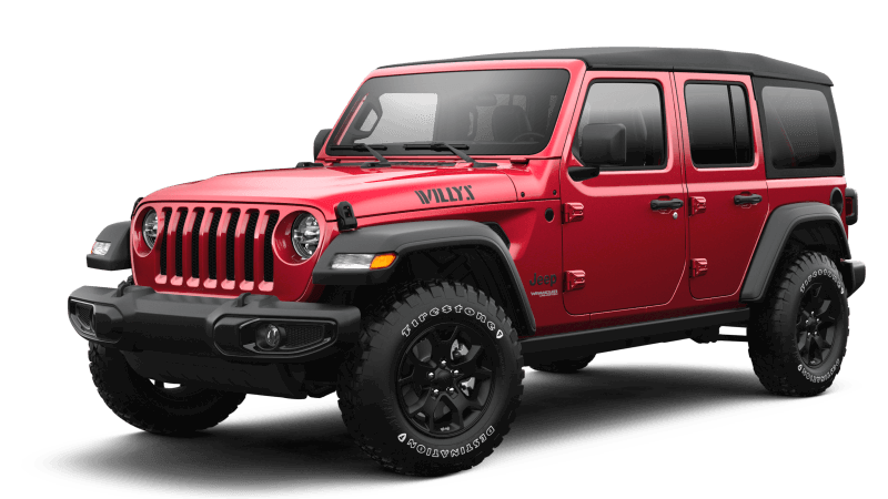 Jeep® Wrangler 2022 Unlimited Willys - Framboise chic