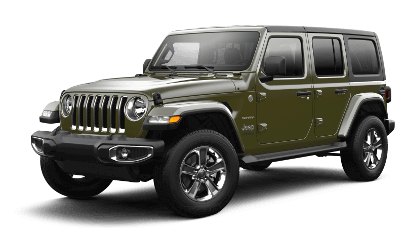 2022 Jeep® Wrangler Unlimited Sahara - Sarge Green