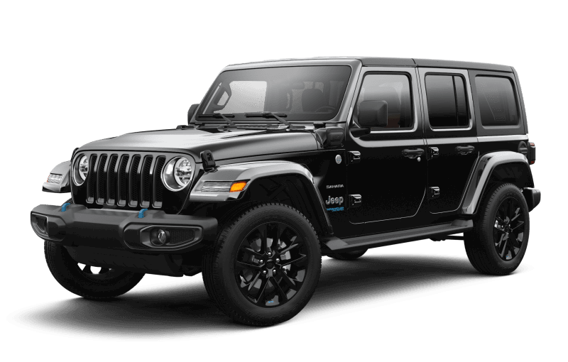 2022 Jeep® Wrangler 4xe Unlimited Sahara - BLACK