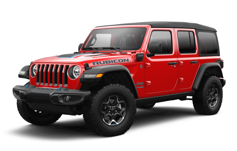 Jeep® Wrangler 4xe  2022 Unlimited Rubicon - ROUGE PÉTARD