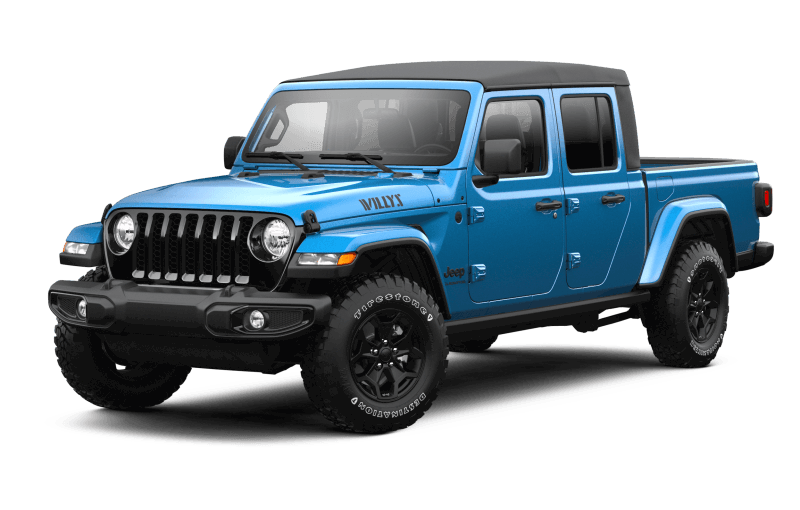 Jeep® Gladiator 2022 Willys - Bleu Hydro