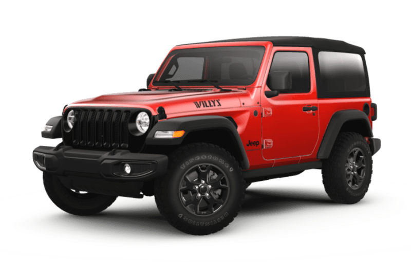 Jeep® Wrangler 2023 Willys - Rouge pétard