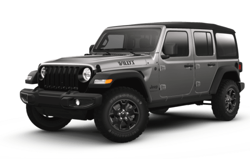 Jeep® Wrangler 2023 Willys 4 portes - Gris pastenague