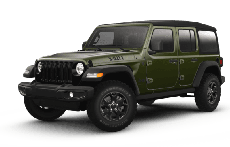 Jeep® Wrangler 2023 Willys 4 portes - Vert sergent