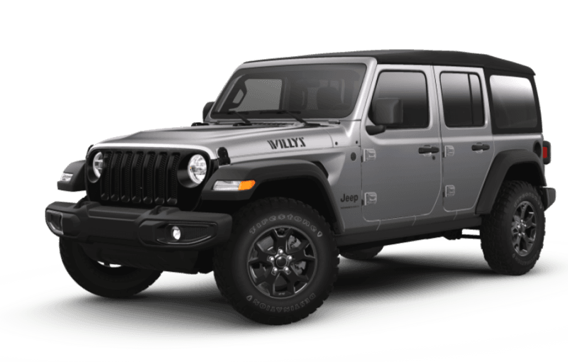 2023 Jeep® Wrangler 4-Door Willys - Silver Zynith