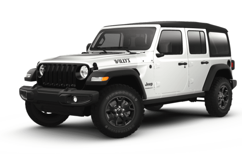 Jeep® Wrangler 2023 Willys 4 portes - Blanc éclatant