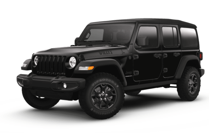 Jeep® Wrangler 2023 Willys 4 portes - Noir