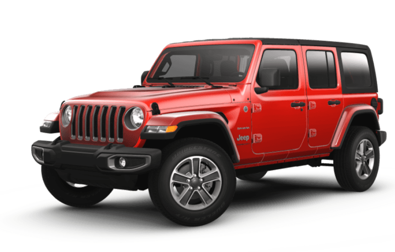 Jeep® Wrangler 2023 Sahara 4 portes - Rouge pétard