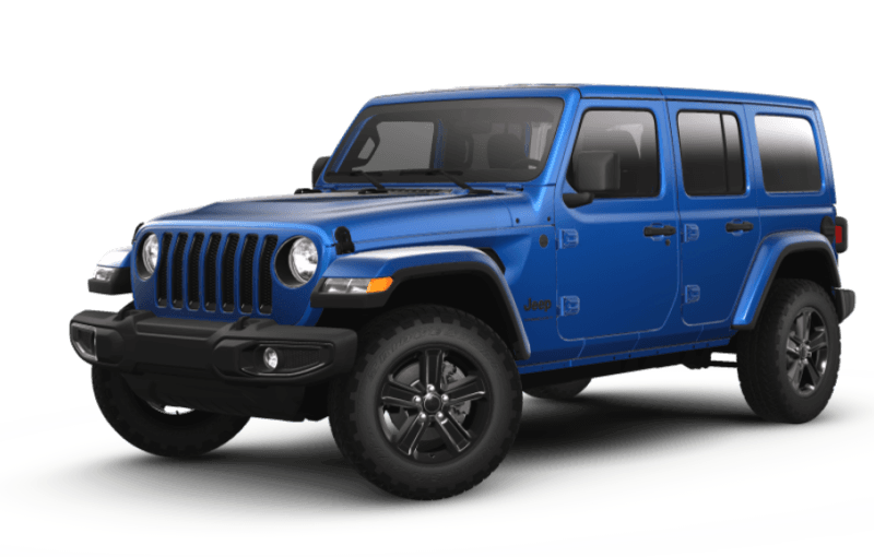 Jeep® Wrangler 2023 Sahara Altitude 4 portes - Couche Nacrée Bleu Hydro