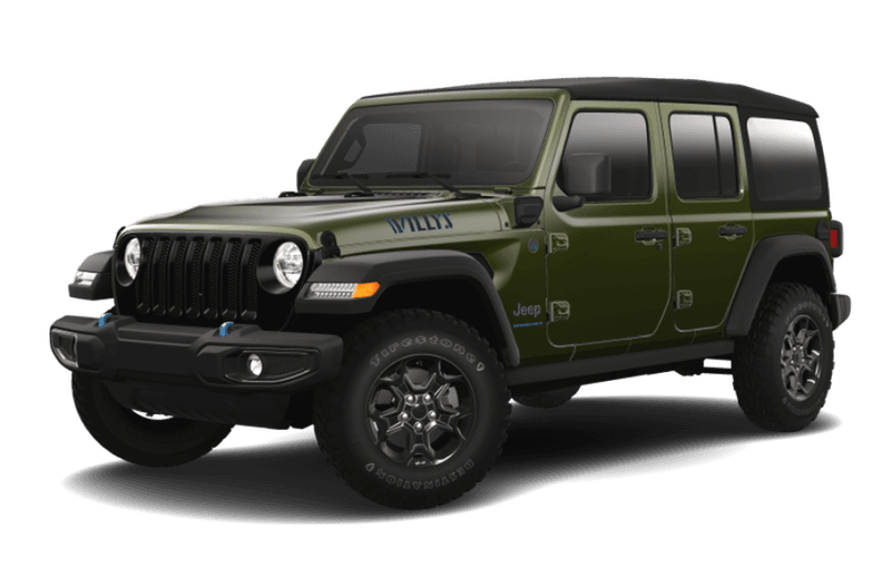 Jeep® Wrangler 4xe VHR  2023 Willys 4 portes - VERT SERGENT
