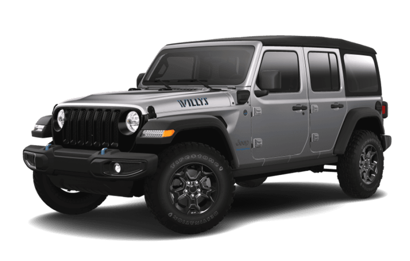 Jeep® Wrangler 4xe VHR  2023 Willys 4 portes - ZÉNITH ARGENTÉ