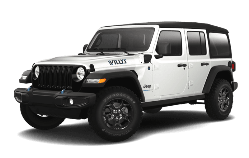 2023 Jeep® Wrangler 4xe PHEV 4-Door Willys - BRIGHT WHITE
